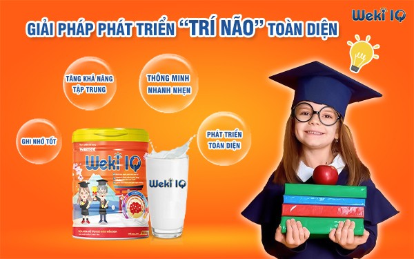 Memophenol - Thành phần đặc biệt trong sữa non phát triển trí não Weki IQ cho trẻ em 