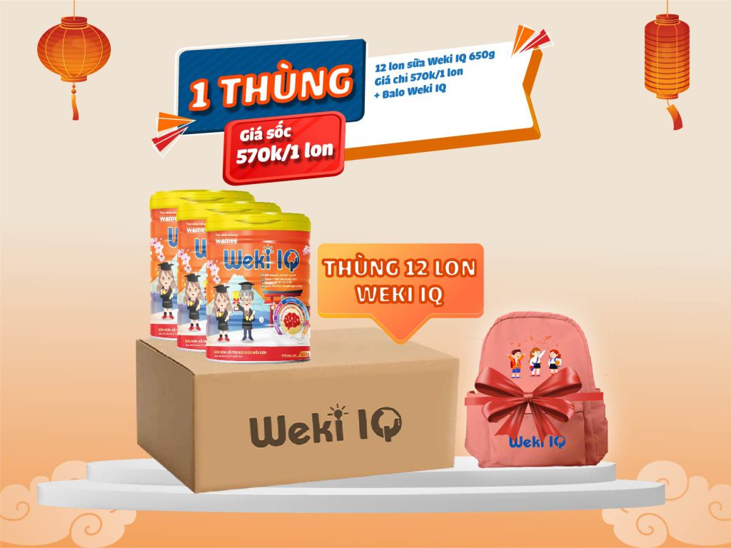 Combo 8: – 11: 8 – 11 lon weki iq + 1 siro bổ mắt eye Q+