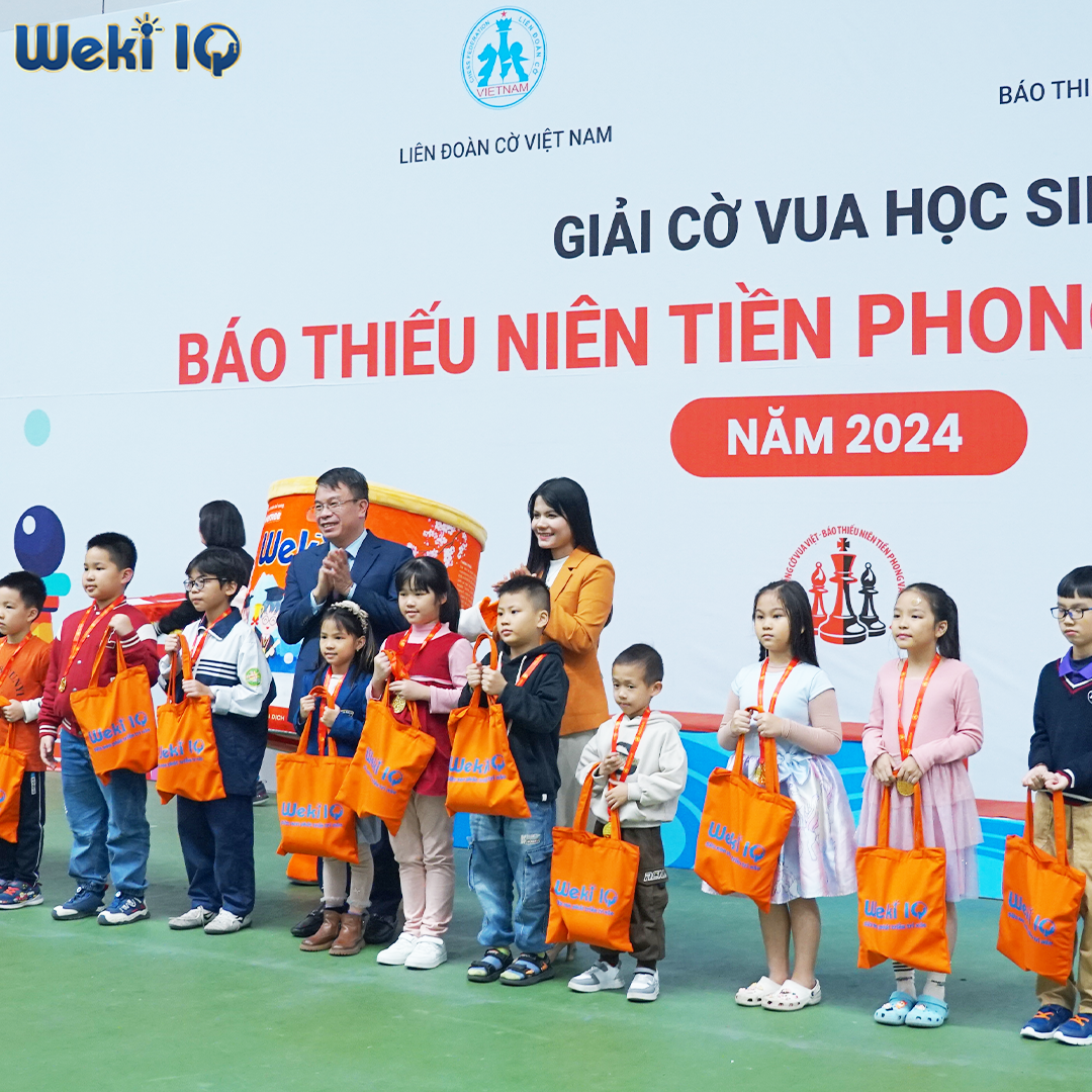 WEKI IQ ĐỒNG HÀNH CÙNG GIẢI CỜ VUA HỌC SINH  BÁO THIẾU NIÊN TIỀN PHONG VÀ NHI ĐỒNG