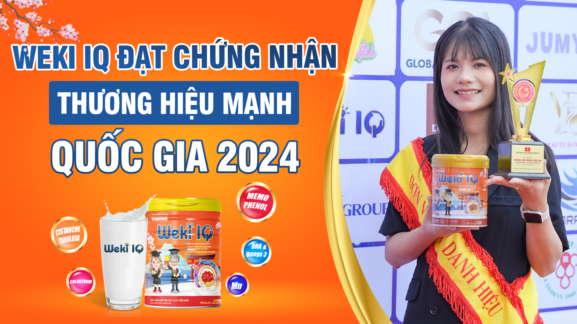 Weki IQ nhận danh hiệu Top 10 Thương hiệu Mạnh Quốc gia 2024