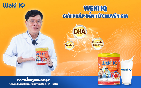 Weki IQ – Dinh Dưỡng Xanh – Con Thông Minh Vượt Trội