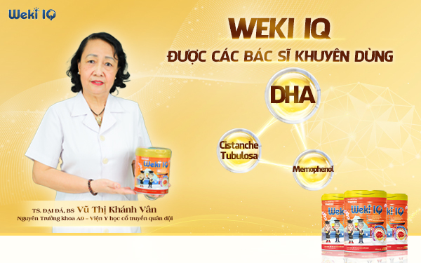 TS.Đại tá.BS Vũ Thị Khánh Vân tư vấn chọn sữa Weki IQ cho con