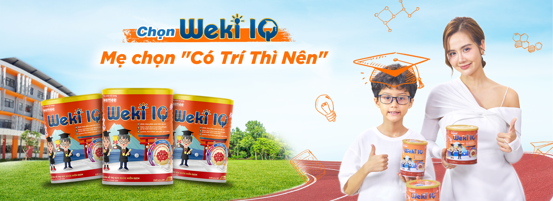 Chọn Weki IQ Mẹ chọn "Có trí thì nên"